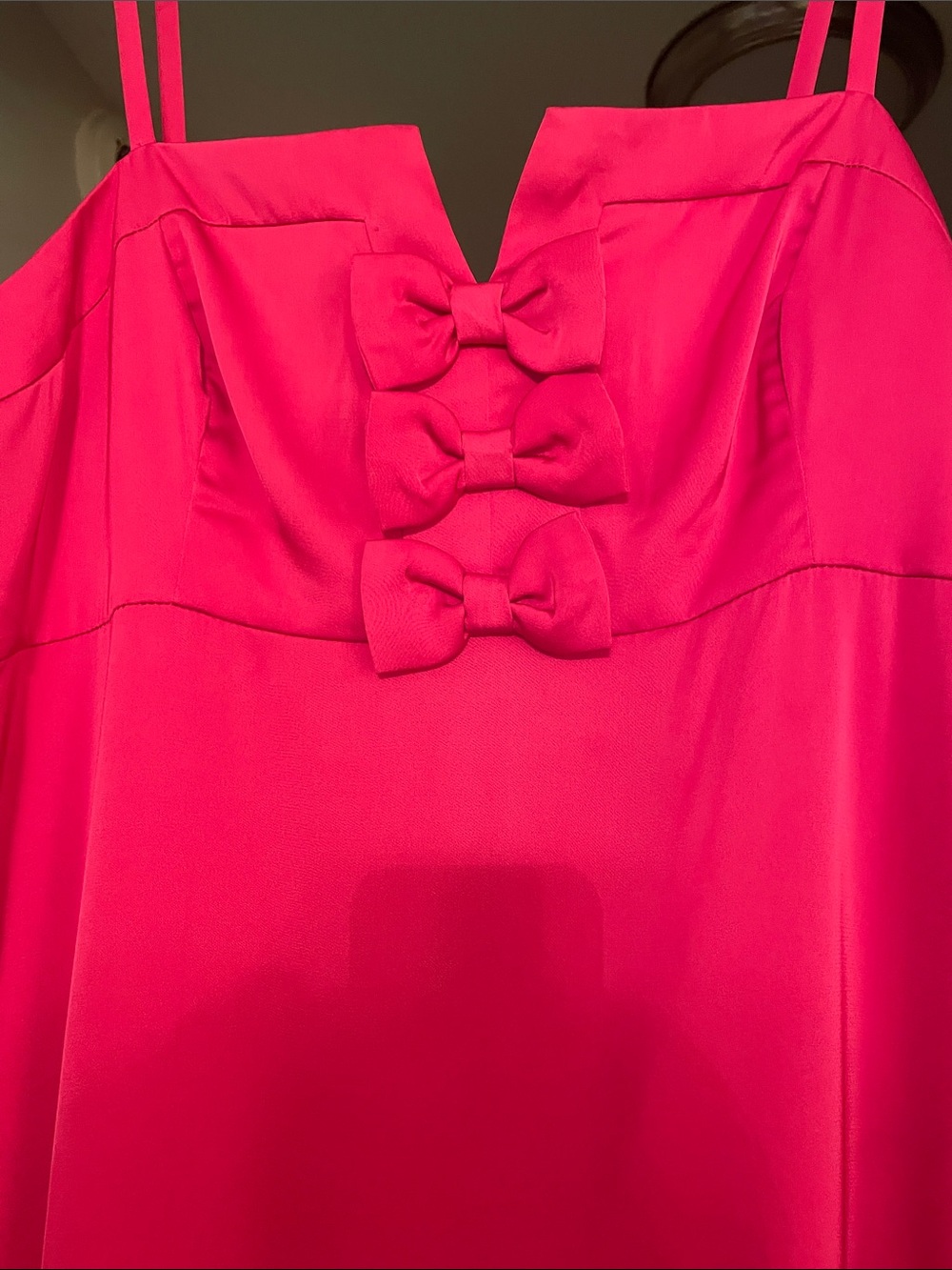NWT Lilly Pulitzer Jean Maxi Dress Raspberry Rouge Size 16 - Picture 6 of 9